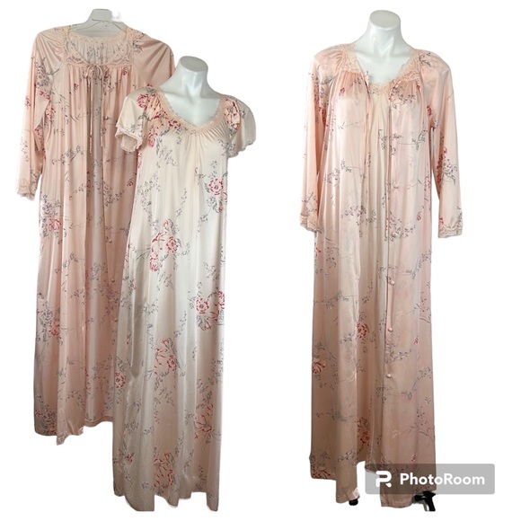 Vintage Intimates & Sleepwear Vintage Jcpenney Nightgown And Robe
